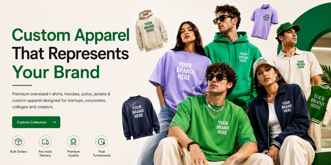 Custom apparel that represents your brand