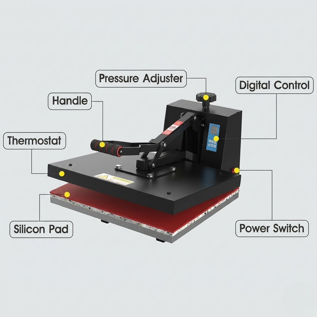 15 X 15 Sublimation Digital Heat Press Machine view 2