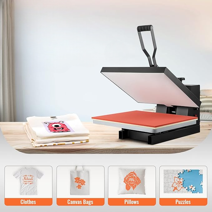 Auto Open Clamshell Heat Press Machine