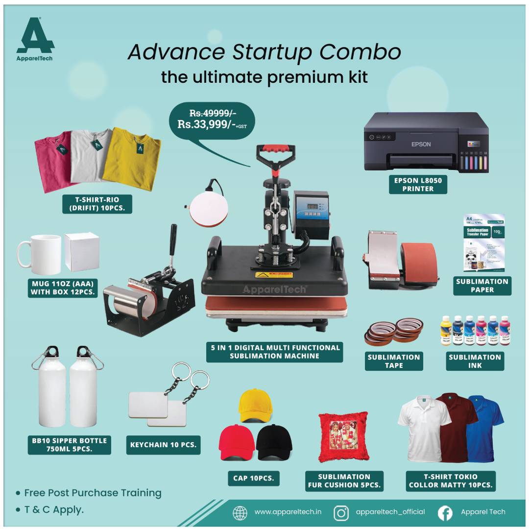 Advanced Combo: Heat Press 15x15 & Mug Startup view 2
