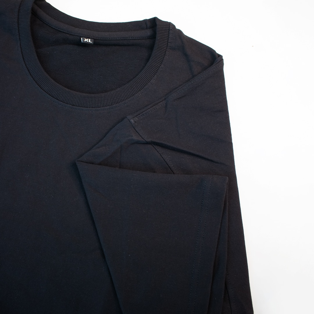 Plain Round Neck T-Shirt view 3