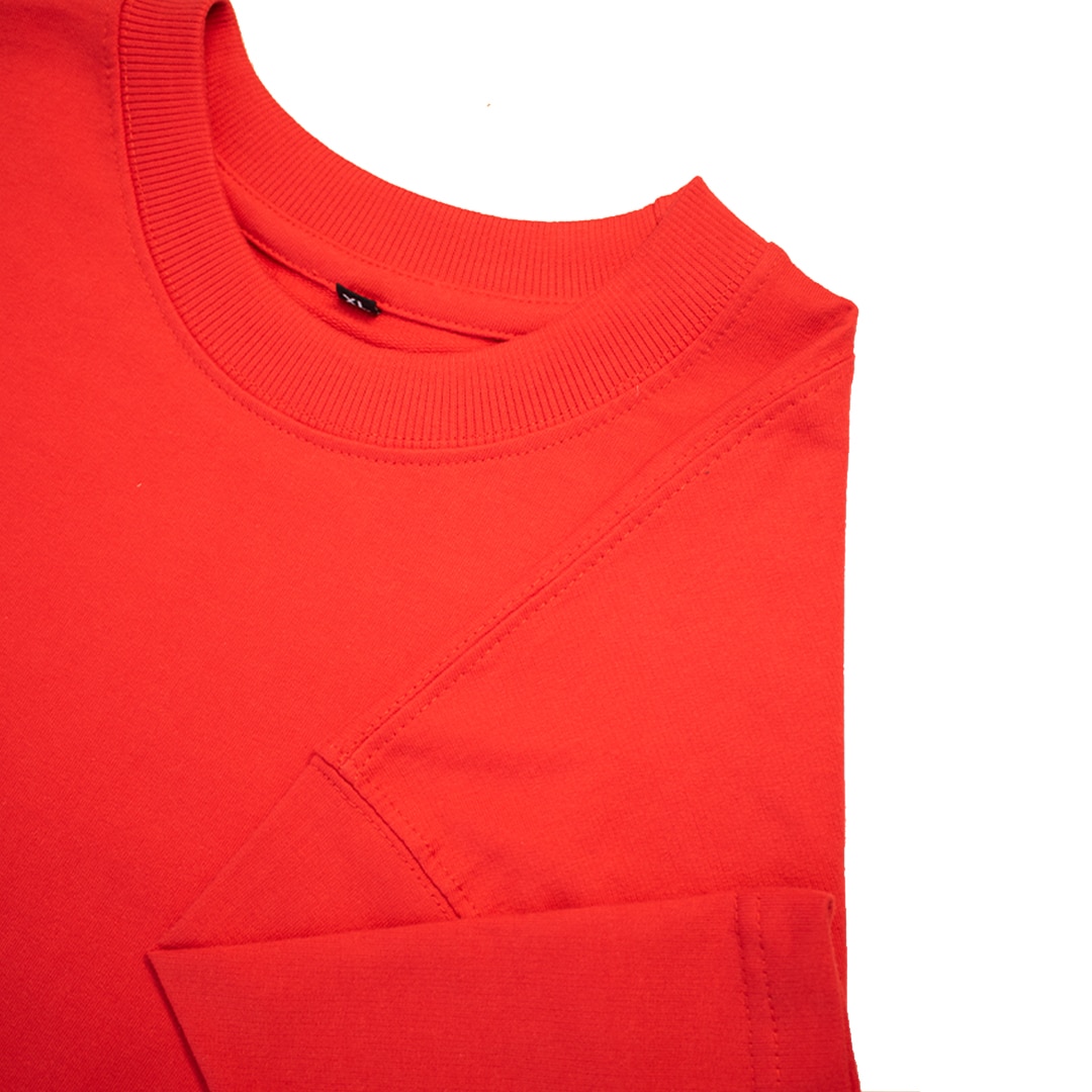 Plain Round Neck T-Shirt view 7